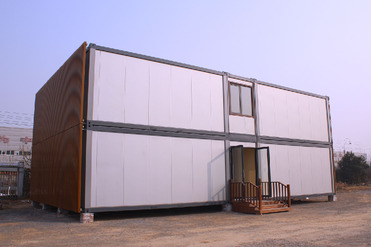 Two storey container office building