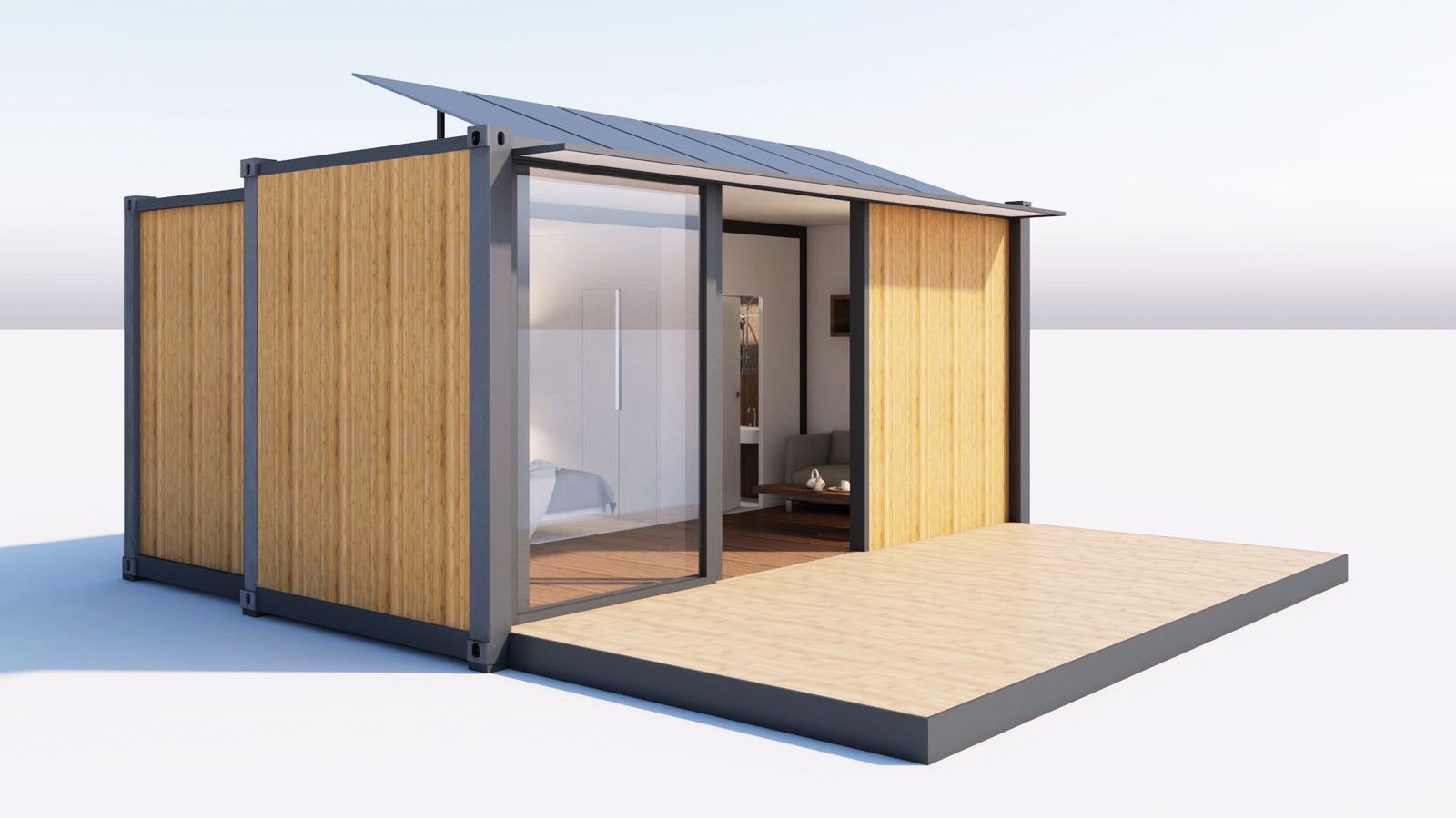 Container tea house